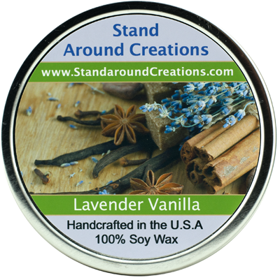 LAVENDER VANILLA TIN 16-OZ.
