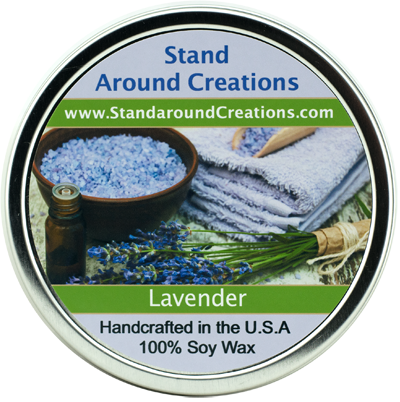 LAVENDER TIN 16-OZ.
