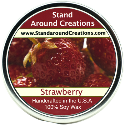 STRAWBERRY TIN 16-OZ.