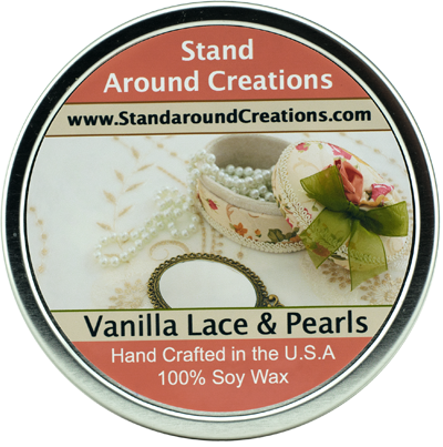 VANILLA LACE & PEARLS TIN 16-OZ.