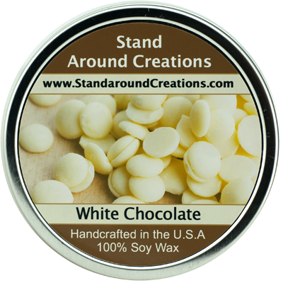 WHITE CHOCOLATE TIN 16-OZ.