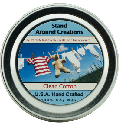 CLEAN COTTON TIN 2-OZ.