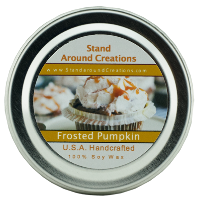 FROSTED PUMPKIN TIN 2-OZ.
