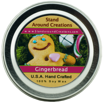 GINGERBREAD TIN 2-OZ.