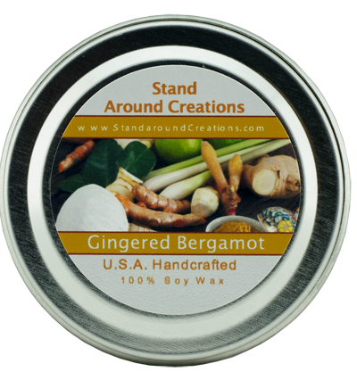 GINGERED BERGAMOT TIN 2-OZ.