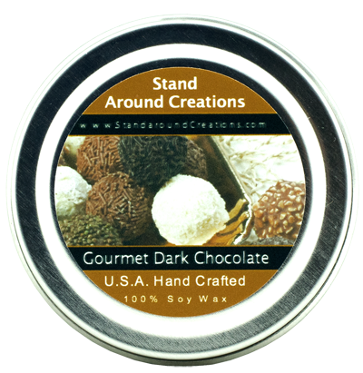 GOURMET DARK CHOCOLATE TIN 2-OZ.
