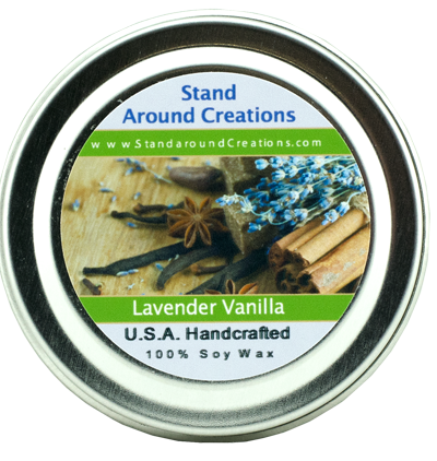 LAVENDER VANILLA TIN 2-OZ.