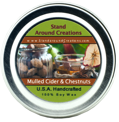 MULLED CIDER & CHESTNUTS TIN 2-OZ.