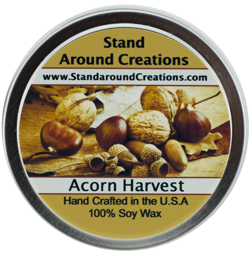 ACORN HARVEST TIN 8-OZ.