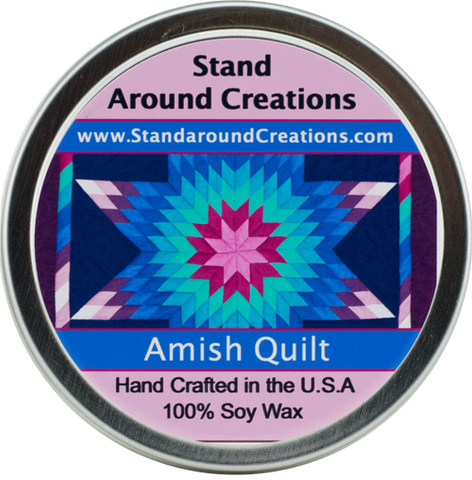 AMISH QUILT TIN 6-OZ.