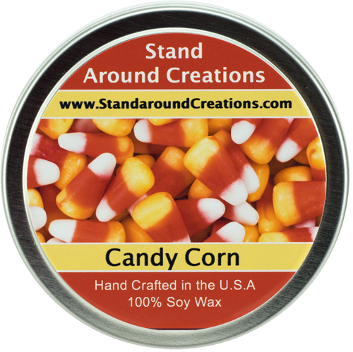 CANDY CORN TIN 4-OZ.