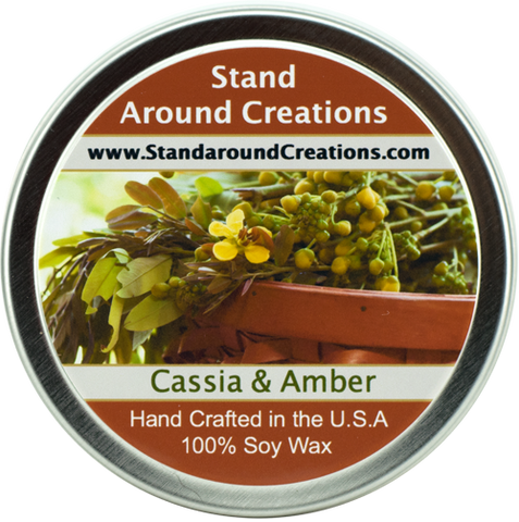 CASSIA & AMBER TIN 8-OZ.