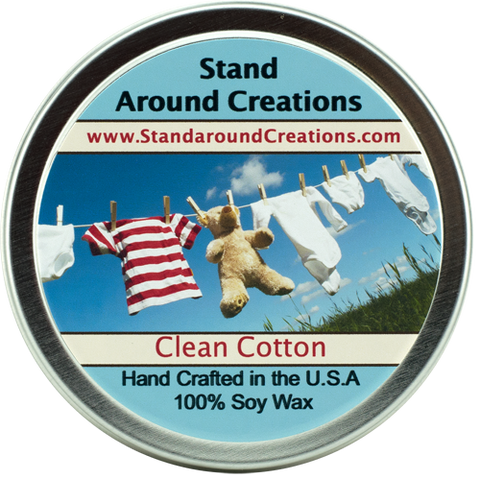 CLEAN COTTON TIN 4-OZ.