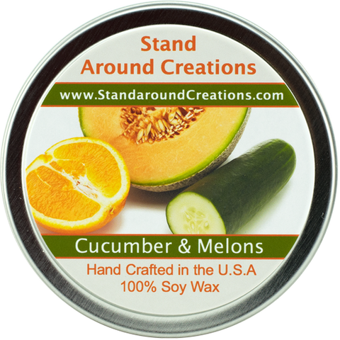 CUCUMBER & MELONS TIN 4-OZ.
