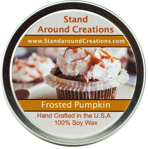 FROSTED PUMPKIN TIN 4-OZ.