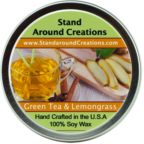 GREEN TEA & LEMONGRASS TIN 8-OZ.