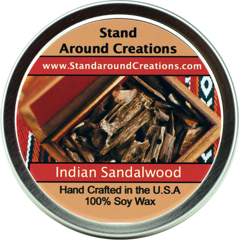 INDIAN SANDALWOOD TIN 6-OZ.
