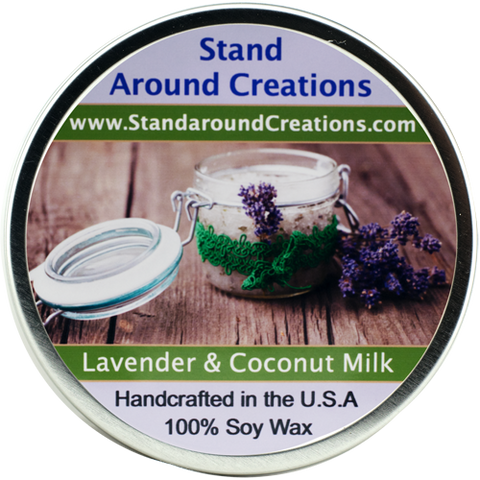 LAVENDER & COCONUT MILK TIN 4-OZ.
