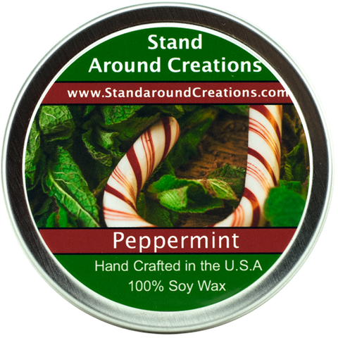 PEPPERMINT TIN 8-OZ.