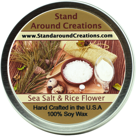 SEA SALT & RICE FLOWER TIN 4-OZ.