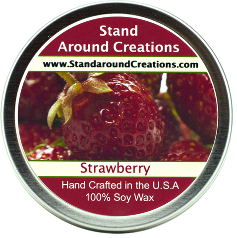 STRAWBERRY TIN 8-OZ.