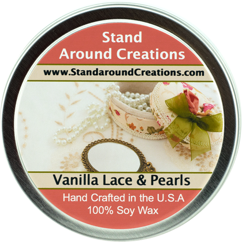 VANILLA LACE & PEARLS TIN 8-OZ.