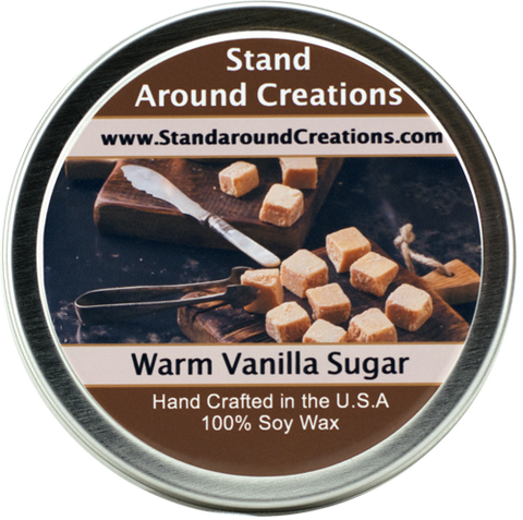 WARM VANILLA SUGAR TIN 6-OZ.