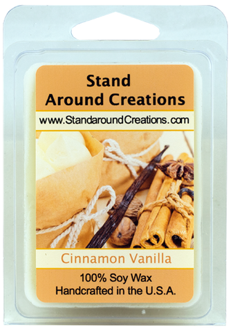 CINNAMON VANILLA WAX MELT 3-OZ.