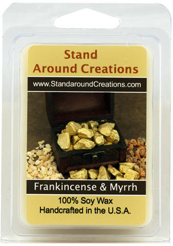 FRANKINCENSE & MYRRH WAX MELT 3-OZ.