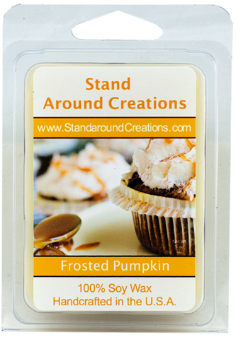 FROSTED PUMPKIN WAX MELT 3-OZ.