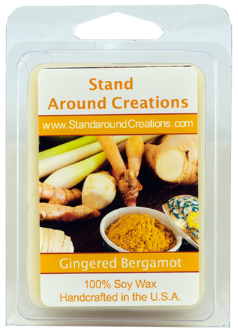GINGERED BERGAMOT WAX MELT 3-OZ.