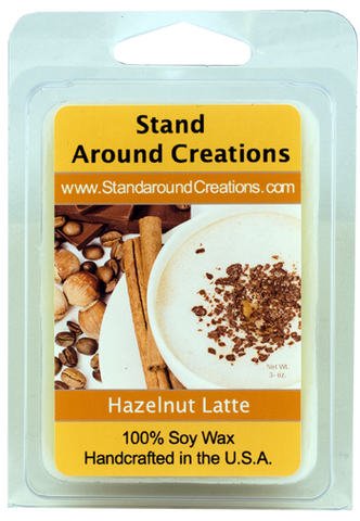 HAZELNUT LATTE' WAX MELT 3-OZ.