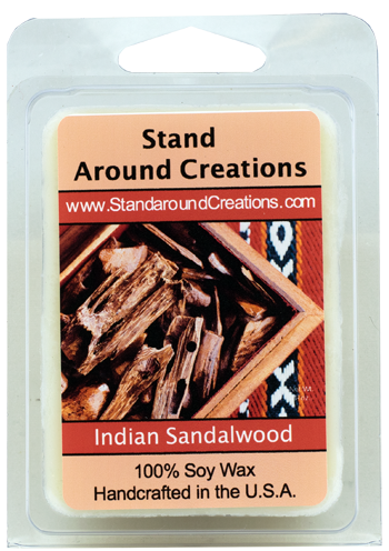INDIAN SANDALWOOD WAX MELT 3-OZ. - Stand Around Creations