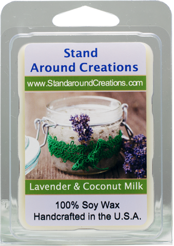 LAVENDER & COCONUT MILK WAX MELT 3-OZ.