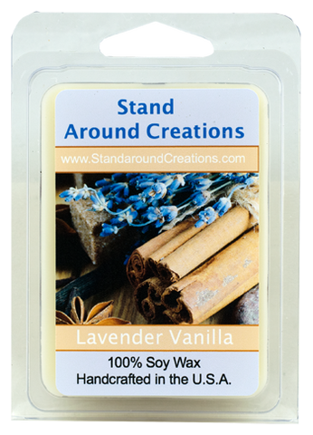 LAVENDER VANILLA WAX MELT 3-OZ.
