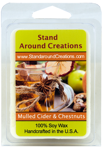 MULLED CIDER & CHESTNUTS WAX MELT 3-OZ.