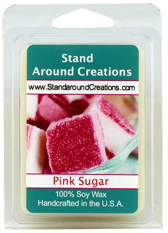 PINK SUGAR WAX MELT 3-OZ.