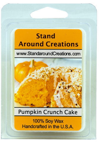 PUMPKIN CRUNCH CAKE WAX MELT 3-OZ.