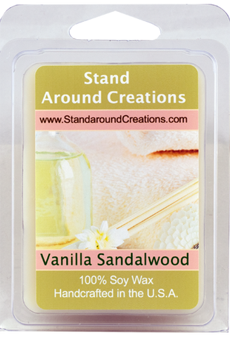 VANILLA SANDALWOOD WAX MELT 3-OZ.