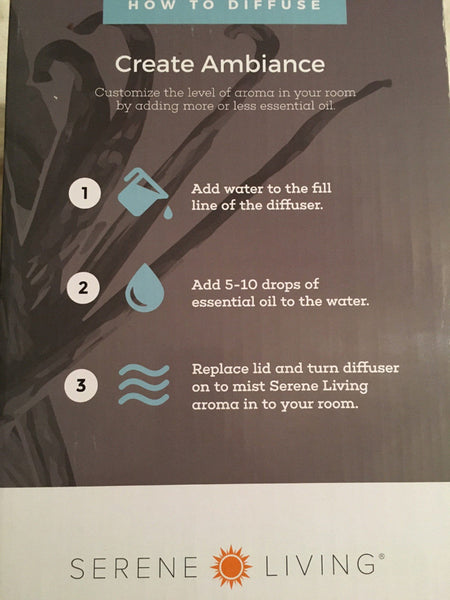 GENESIS ULTRASONIC ESSENTIAL OIL DIFFUSER